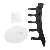 Sunglasses Display Stand for 5 Pairs Sunglasses Show Rack Glasses Holder Black