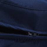 Detachable Wide Brim Sun Hat 2 in 1 with Zipper for Women Navy Blue