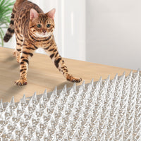 10PCS Cat Spike Mats – Indoor & Outdoor Pet Training and Deterrent Mat Set