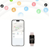 Fitness Tracker Smart Watch with Heart Rate - Pink