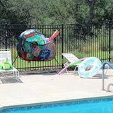 Large Capacity Pool Hanging Storage Bag Pool Float Organizer Pool Toys Storage Organiser