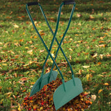 Long Handled Leaf Collecting Rake Grabs Garden Leaves Tidy Collector Grabber