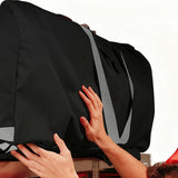 Rolling Christmas Tree Storage Bag Handy with Handle for Easy Carry Black