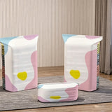 3-Size No Pump Vacuum Storage Bags for Clothes Hand Press Compression Space Saving Bags