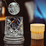 270ml Spinning Whiskey Glasses for Bourbon Scotch Liquor and Cocktails Style 2
