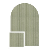 Arched Felt Bulletin Board Large with 30 Push Pins for Office Home School Green