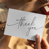 40PCS Thank You Cards with 40 Envelopes and 42 Stickers for Weddings Graduation