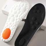 Pair of 4D Cloud-Soft Comfort Soles Cushioning Arch Support Insoles