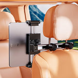 Car Headrest Tablet Holder 360 Degree Extendable for iPad iPhone