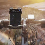 Aluminum Alloy 360-Degree Rotating Bike Motorcycle Phone Mount for 4.7-6.8 Inch Smartphones
