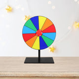 12-Slot 20cm Tabletop Lucky Prize Wheel – Spin Game for Parties & Raffles