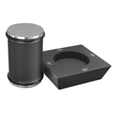 Four Angle Knife Sharpener Kit Rolling with 6 Diamond Discs Angle Guide  Black