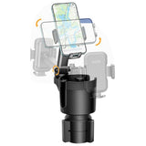 2 in 1 Cup Holder Phone Mount with Long Arm 360 Degree Rotation