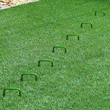 100 PCS 15cm Galvanized U Shaped Garden Landscape Staples