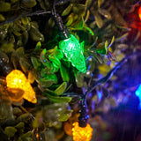 7M Solar Strawberry String Lights Waterproof Christmas LED Holiday Decor - Multicolor