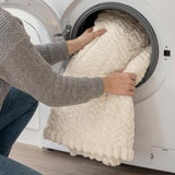 Non Slip Couch Covers for Dogs Fuzzy Pet Couch Covers for Furniture Protector Washable Cream