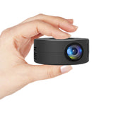 180P Mini Portable Smart Projector Home Phone Projector Black