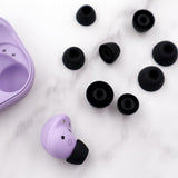 6 Pairs Ear Tips Compatible With Galaxy Buds 2 Pro S/M/L Replacement Soft Earbuds Black