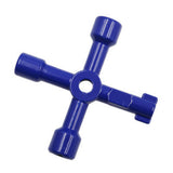 Multi-Functional Electrical Switchboard Key Wrench Tool Blue