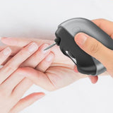 Multifunctional Electric Nail Clipper & Grinder for Secure Painless Nail Care Gray