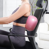 Small Exercise Ball 9 Inch Mini Pilates Ball Anti Burst and Slip Resistant Mini Yoga Ball for Stability Fitness Pink