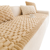 Non Slip Couch Cover Sofa  Furniture Protector for Sofa Protection Brown