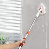 3-in-1 Cleaning Brush Kit with Adjustable Hndle and 4Pcs Brush Replacements