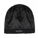 Adjustable Hair Cap for Curly Hair Braid Sleep Cap for Sleeping Women Men Black