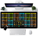 Extra Large Excel Shortcut Mouse Pad – Non-Slip Desk Mat for Office