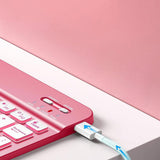 Bluetooth Keyboard Case Compatible With iPad 11th 10th Gen A16 Backlit Cover Pink