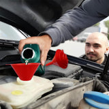 5Pcs Set Plastic Oil Funnels for Car Flexible Funnel with Hose for Gas Fuel Liquid Transfer
