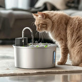3.2L Automatic Wireless Pet Water Fountain Motion Sensor Water Dispenser with 3 Modes for Cat Small Dogs Style 2