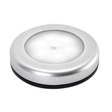 3Pcs Motion Sensor LED Lights Battery Operated Night Lights for Closet Cabinet Hallway Stair White Light