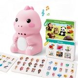 English Learning Touch Pen Dinosaur with 600 Word Cards Stickers USB Pink