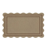 Crystal Velvet Area Rug Geometric Non Slip Washable Floor Mat Style 3