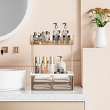 4 Tier Large Drawers Makeup Organizer Bathroom Counter Organizers and Storage