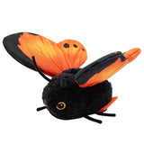 Butterfly Cat Toy Electric Flapping Wings 3 Modes with Touch Activation Orange