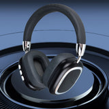 Bluetooth 5.3 Wireless Headphones Stereo Earphones Over Ear Headset Black