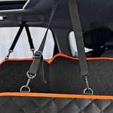 Large Back Seat Extender with Side Flaps for Pets Water-Resistant Dog Car Seat Cover