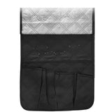 5-Pocket Sofa Armrest Organizer Remote Control Holder for Couch & Chair Black