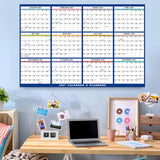 2027 Dry Erase Wall Calendar Double Sided Planner 88x59cm