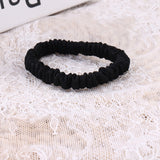 4 PCS 19 Momme Mulberry Silk Scrunchies Elastic Hair Ties for Women