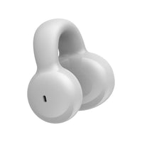 YX03 Wireless Bluetooth 5.3 Earphones Ear-clip Bone Conduction Headphones Sports Earbuds White