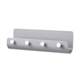 Punching Free Wall Mount Key Holder Key Hook Door Hanger Key Storage Rack Grey