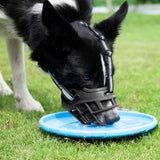Rubber Dog Muzzle Breathable with Reflective Strap for Walks
