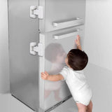 2Pcs Self-adhesive Child Proof Refrigerator Lock Children Anti Open Fridge Freezer Door Locks Cabinet Buckle