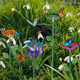 4PCS Bee Watering Station Metal Bee Water Feeder Colorful Bee Bath Bowl For Outdoor