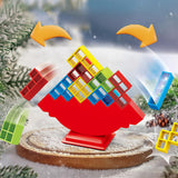 32PCS Tetra Tower Balance Stacking Blocks Game for Adults and Kids