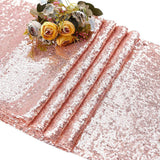 High Density Sequin Runner for Wedding Party Holiday Table Decor Rose Gold