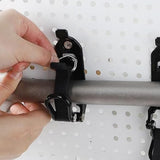 8PCS Heavy Duty Metal Rubber Shovel Mount Kit Truck For Roof Rack Garage